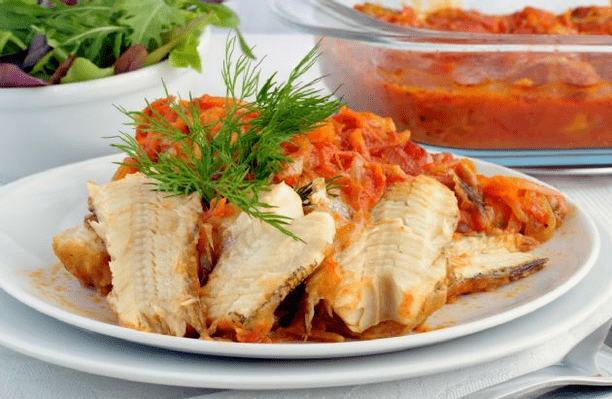 غذای ماهی با رژیم پروتئینی
