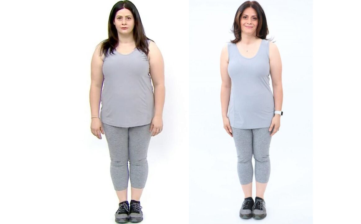 قبل و بعد از کاهش وزن در خانه